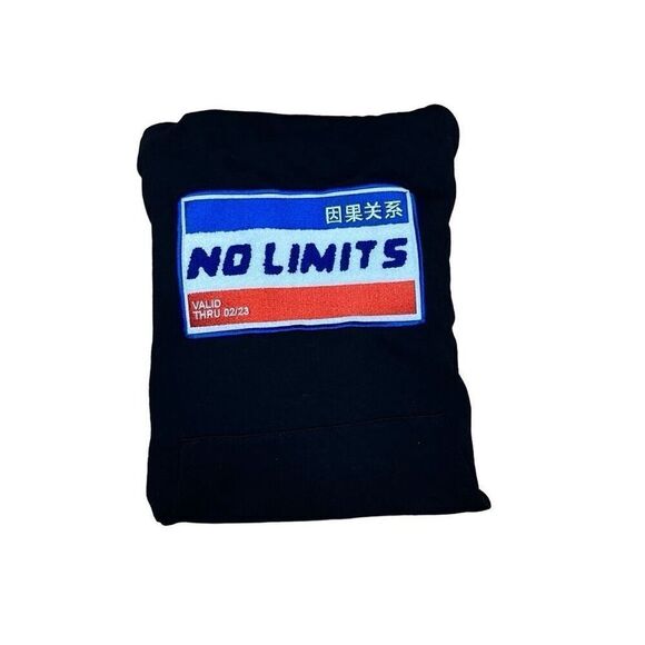 Forever 21 Womens Embroidered No Limits Hoodie Sweater Medium - Picture 2 of 11